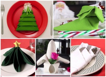 10 ιδέες για να διπλώσετε τις πετσέτες σας για το εορταστικό τραπέζι
