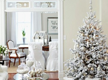 Στολίστε το χριστουγεννιάτικο δέντρο στα λευκά