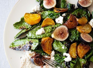 Σαλάτα με σύκα και κατσικίσιο τυρί