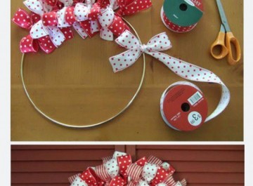 Φτιάξτε μόνη σας χριστουγεννιάτικα στεφάνια