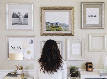 Στιλάτες ιδέες για να διακοσμήσετε τον τοίχο του γραφείου σας 